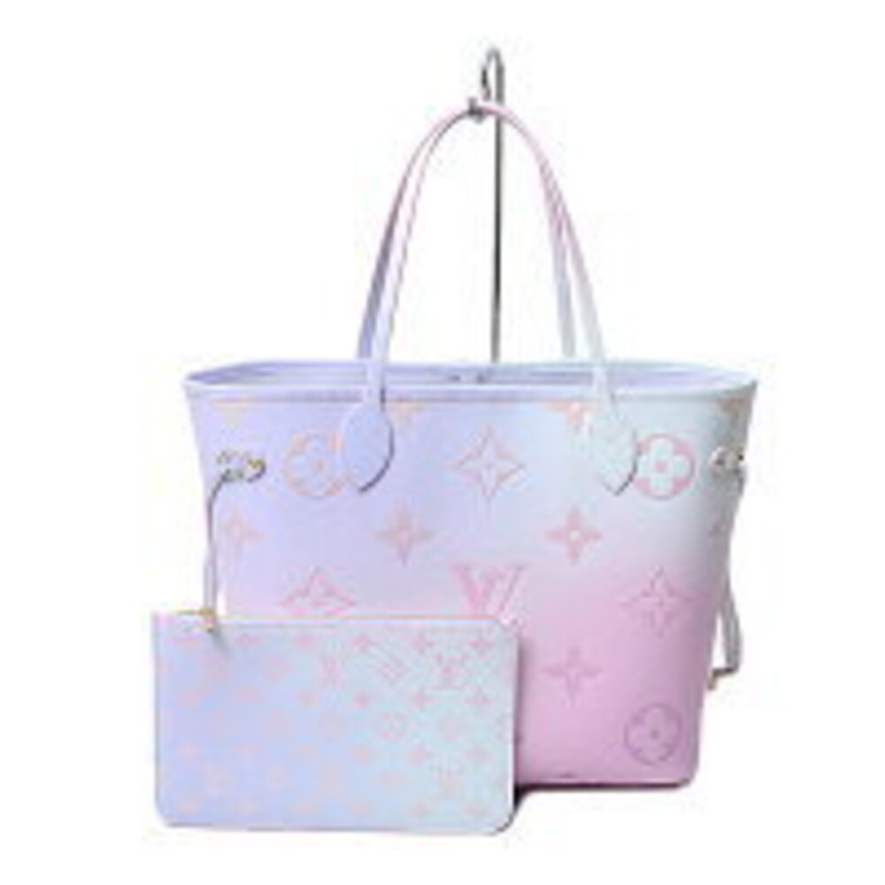 Louis Vuitton Neverfull Handbag Spring the City Sunrise Pastel Pouch